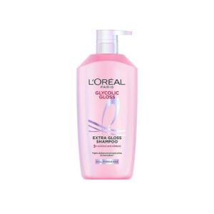 L’Oréal Paris Glycolic Gloss Shine Boosting Shampoo, powered by 3% Glycolic Acid, for dull hair, restores hair quality for gives 3x more gloss, 800ml